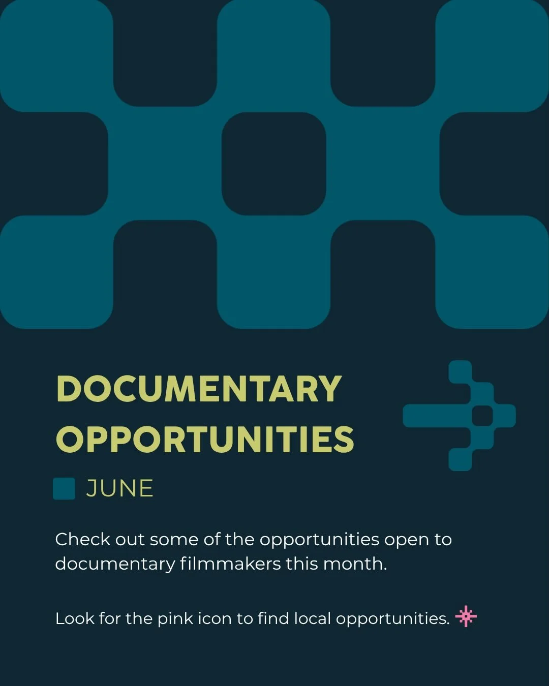 Introducing our new monthly roundup of documentary opportunities! We&rsquo;ll be sharing grants, fellowships, labs, events, and more each month (with a special eye on local ones 👀), so you don&rsquo;t miss out on what&rsquo;s coming up. 

Tap the ta