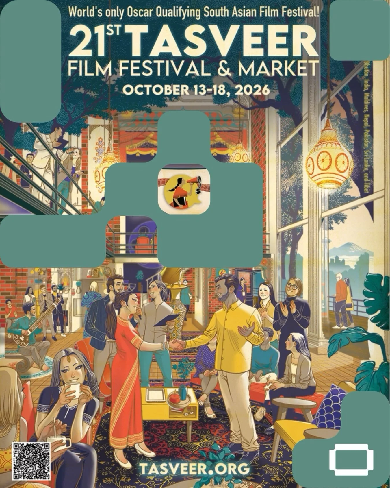 Proud to be partnering with @tasveerorg! We&rsquo;ll be hosting the Tasveer Film Market Opening Reception on Tuesday, October 13! If you&rsquo;re registered for the Market, looking forward to seeing you there!

But there is much more to see! The fest