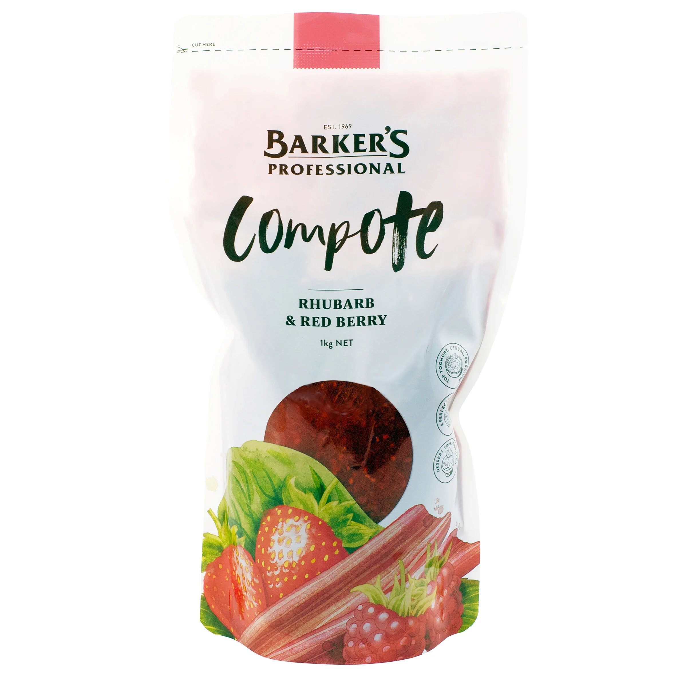 Rhubarb & Red Berry Compote — Barker's Professional