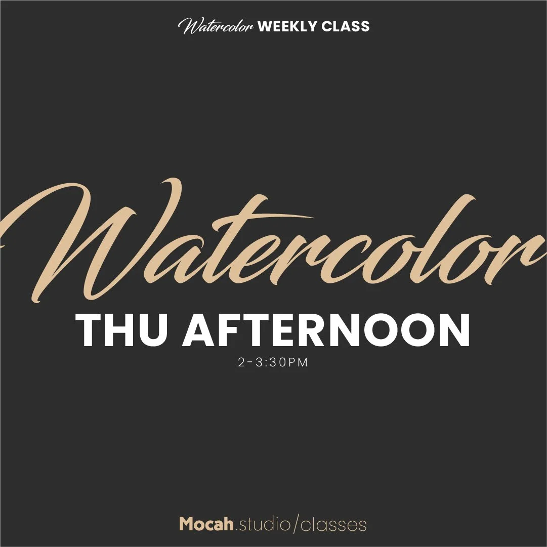 Watercolor • Weekly class