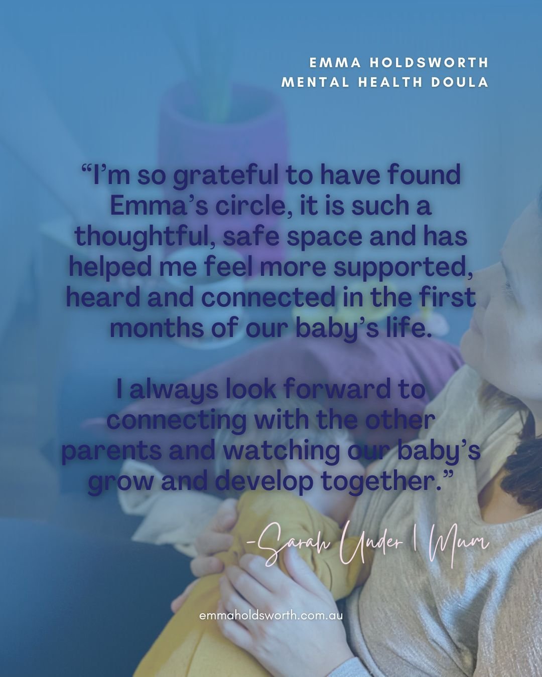This is what it is like to be a part of the under 1 mums Circle.

All new mums deserve this sort of support and connection across their babies 1st year and beyond.

Join us from Thursday May 9th. We would love to have you.

Tag a mum or mum to be who