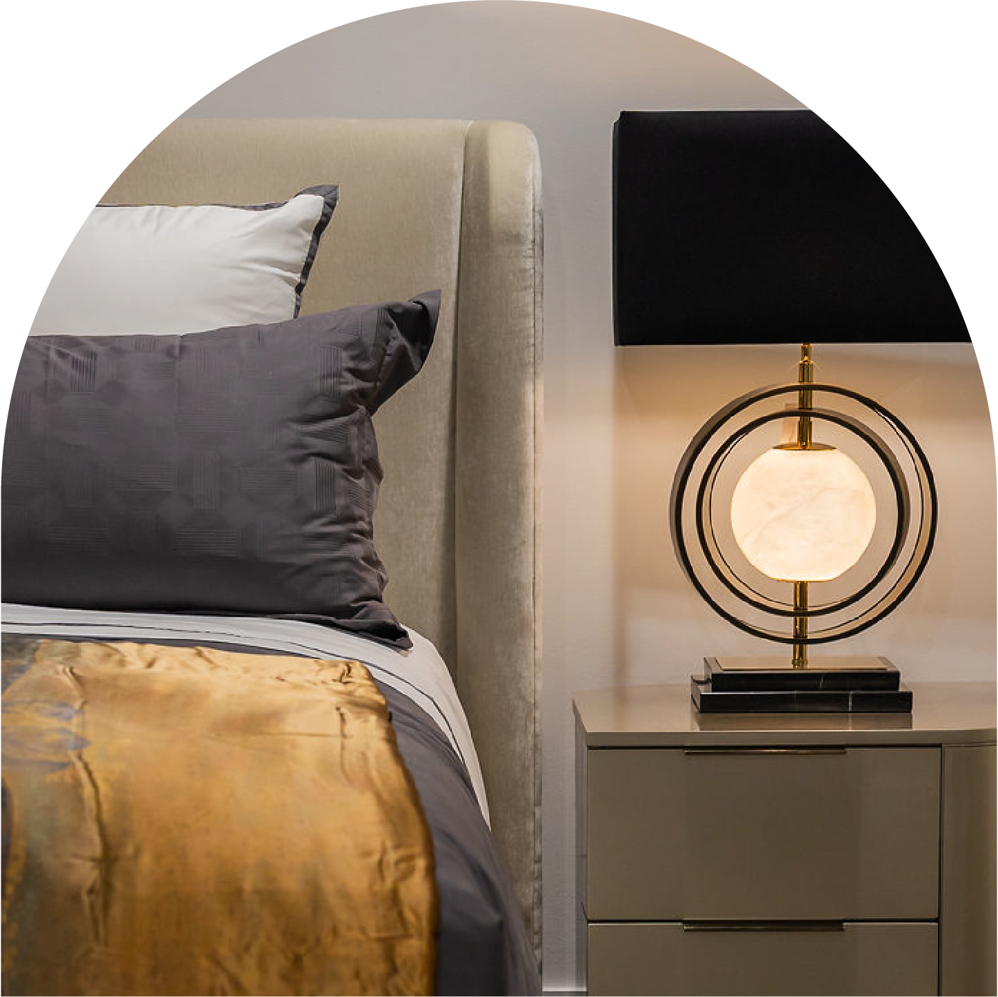 Schoeners Interiors Trade Program Bedroom and Lighting