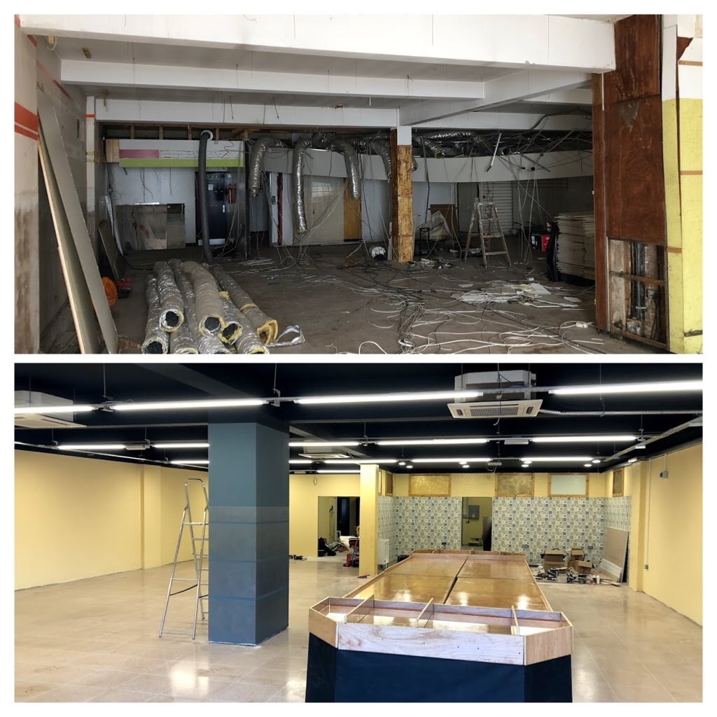 Before and after photo