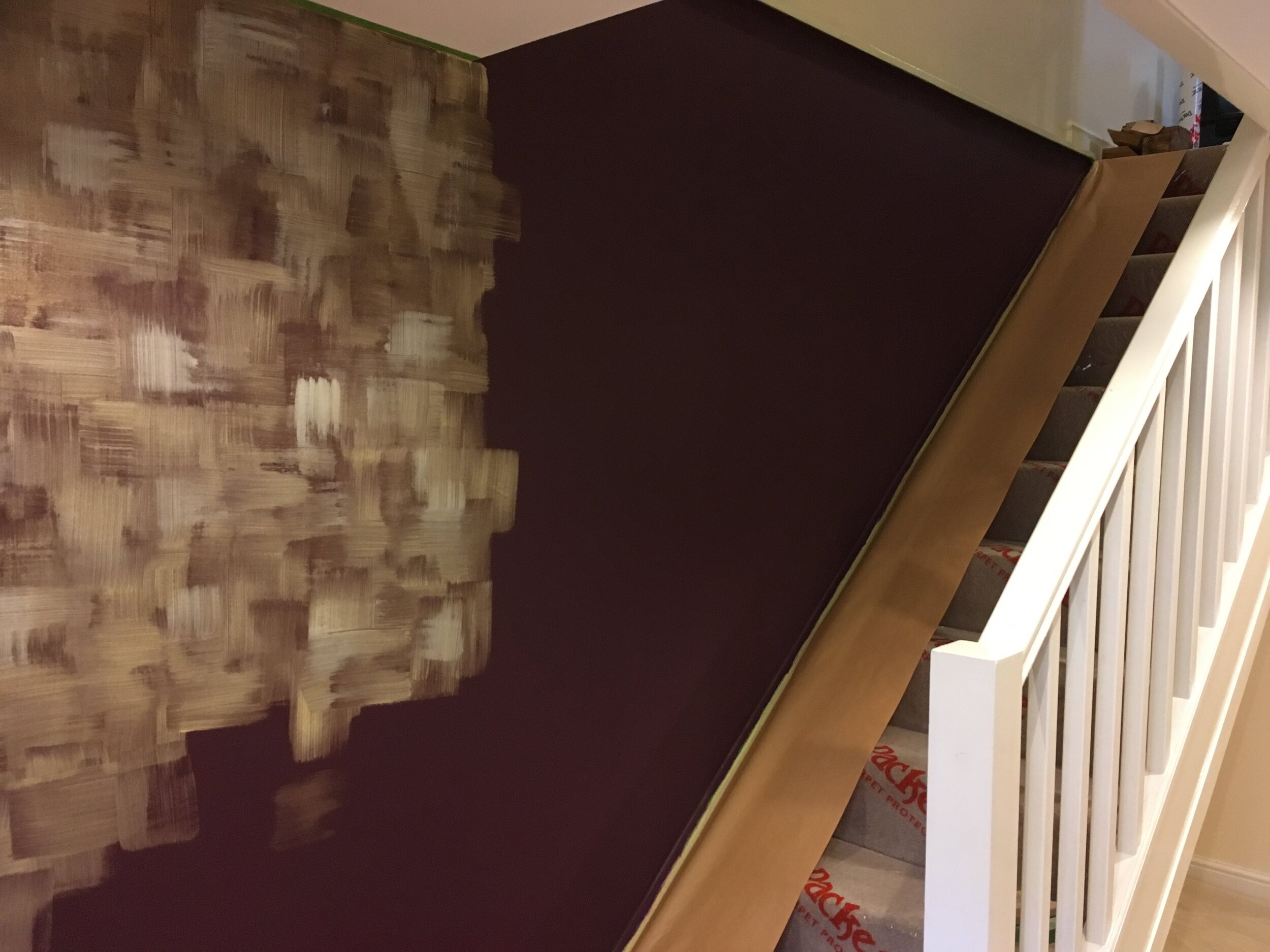 Application of Multidecor brush technique in process.