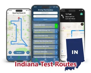 Indiana Driving Test Routes – #1 IN BMV Route App