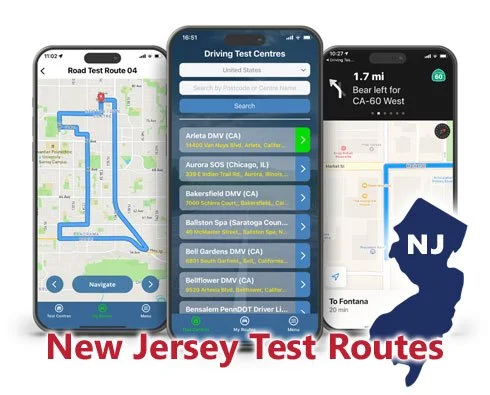 New Jersey Driving Test Routes – #1 MVC Road Test App