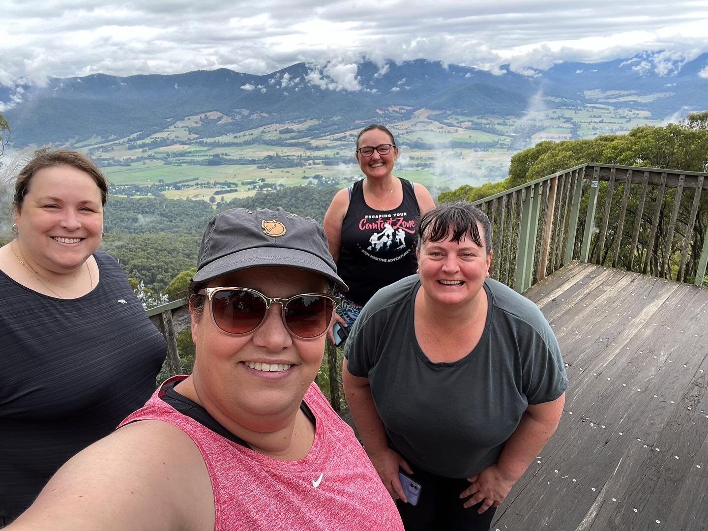 The views are cloudy but spectacular all the same. A little side trip to Mt Beauty as part of the Bright &lsquo;Choose your own Adventure&rsquo; trip. It&rsquo;s been a mixed bag of weather but having a fabulous time regardless. #escapingyourcomfortz