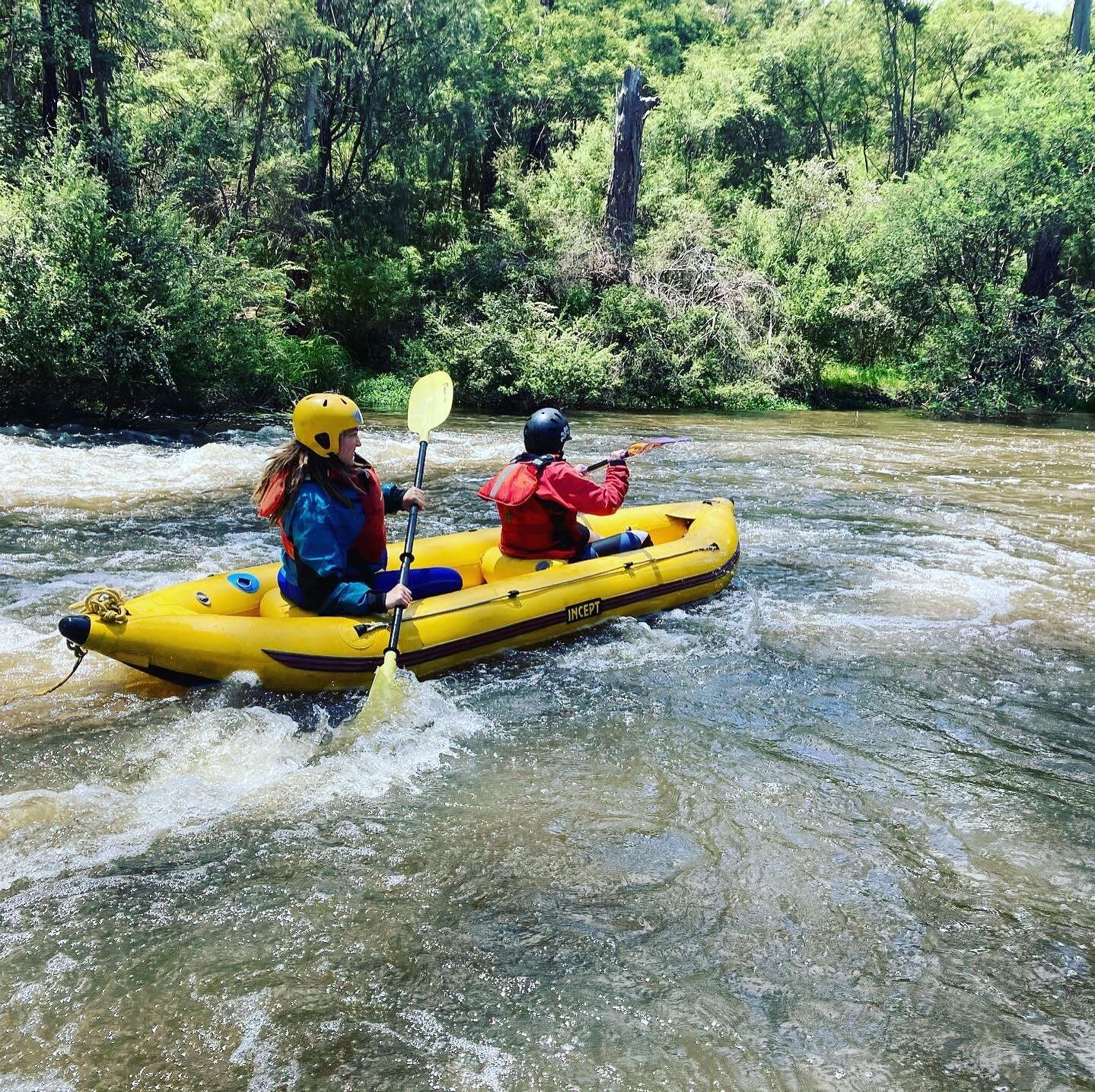 Who&rsquo;s keen for some rafting this weekend! We have places for 2 more people.  Weather will be AMAZING!
Saturday 26th March  Warrandyte.
There are some small grade 1 rapids (easiest grade) in this stretch of river, enough to make you go &quot;wee