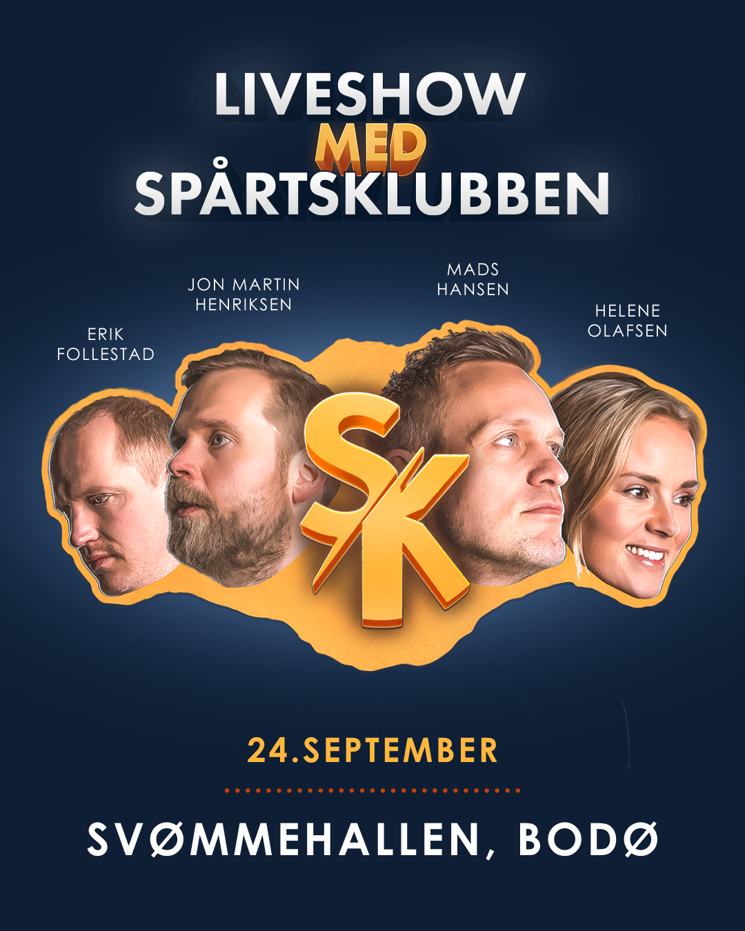 Liveshow med Spårtsklubben 