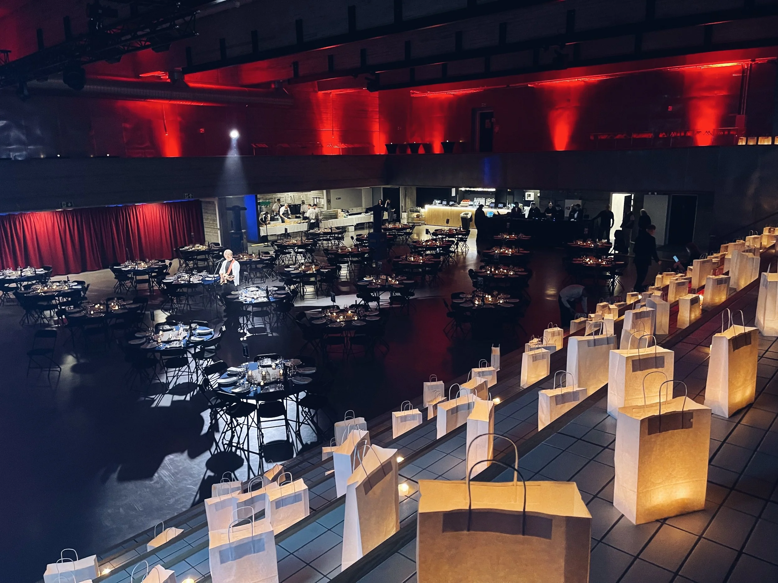 Sondre Justad på soundcheck. SIKT konferansen - Gallamiddag