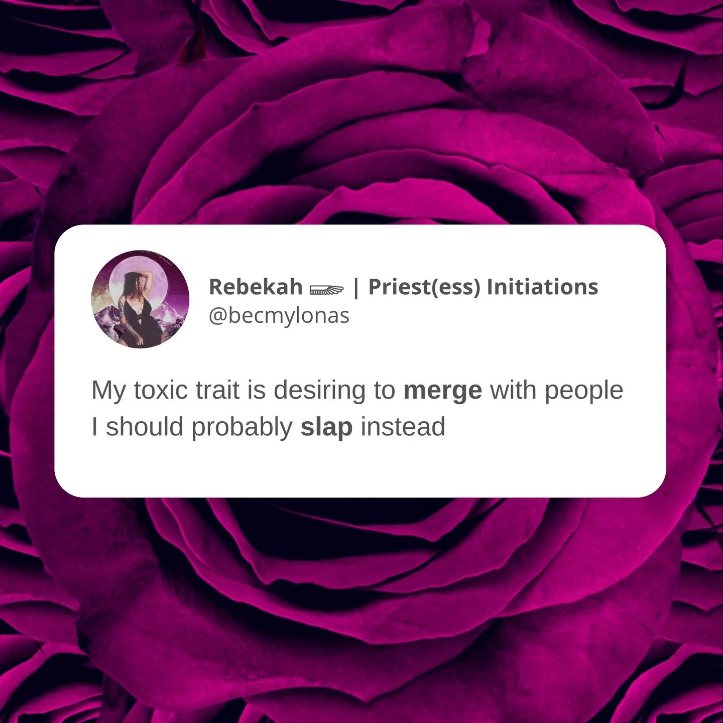 Just a lil toxic Pisces, yearning to merge with everything and everyone all the time.

Can you relate?
Which of these slides speaks to your souuuuuuul?

#sacredunion #divinefeminine #unconditionallove