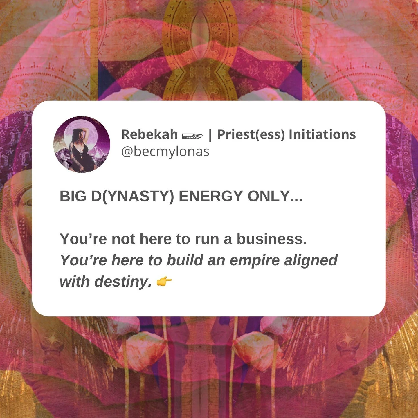 You feel the inevitability of your path.
You don’t move with hesitation, you move with command.
Your soul remembers EMPIRE.
You’ve led before - through golden ages, temples, and civilisations that rose and fell.
This time, you’re h