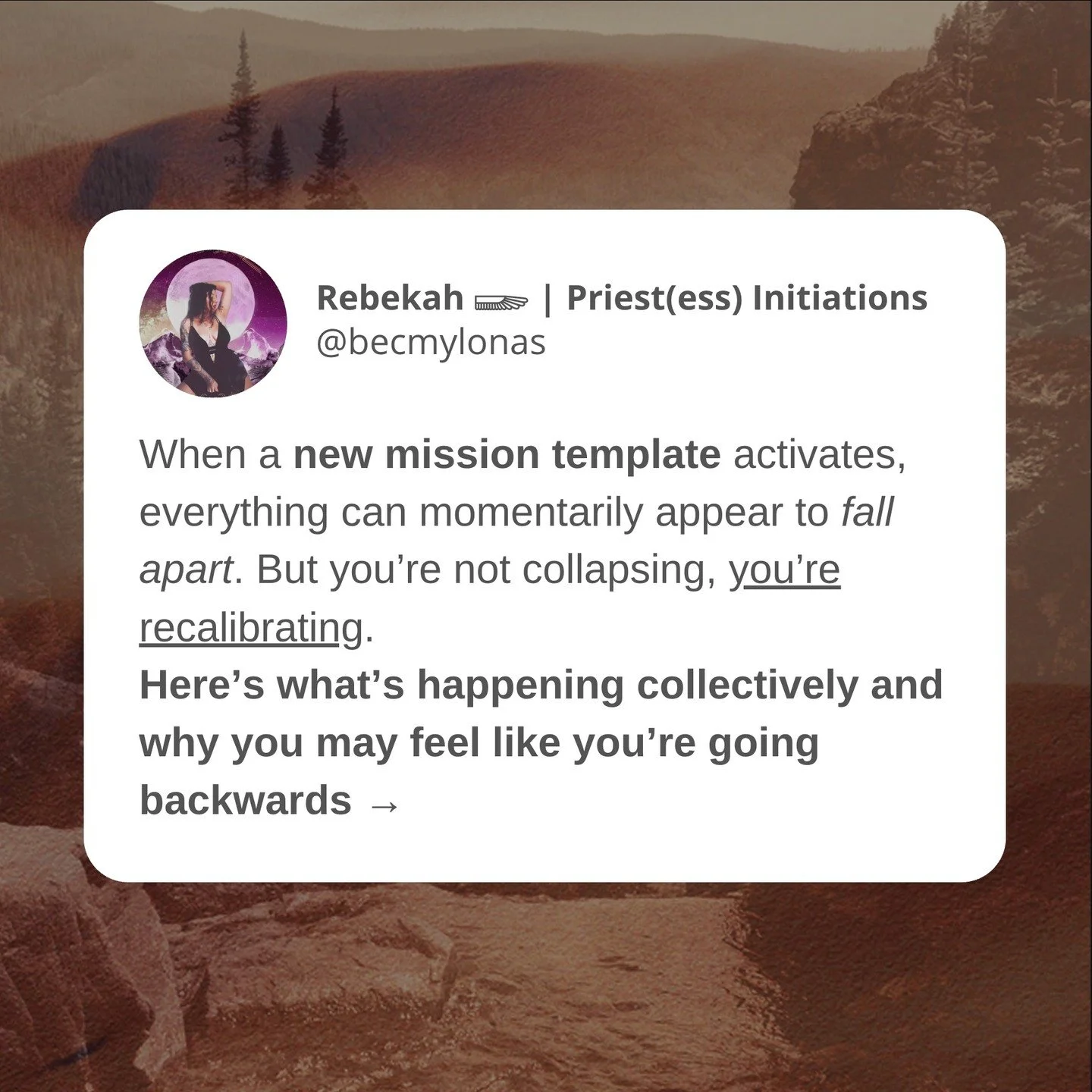 Right now the energies are supporting us to shift massively, and quickly.
We&rsquo;re being pushed into new timelines, missions &amp; octaves of existence.

But many of us are still standing on the bridge between the old and new - stuck in the no man
