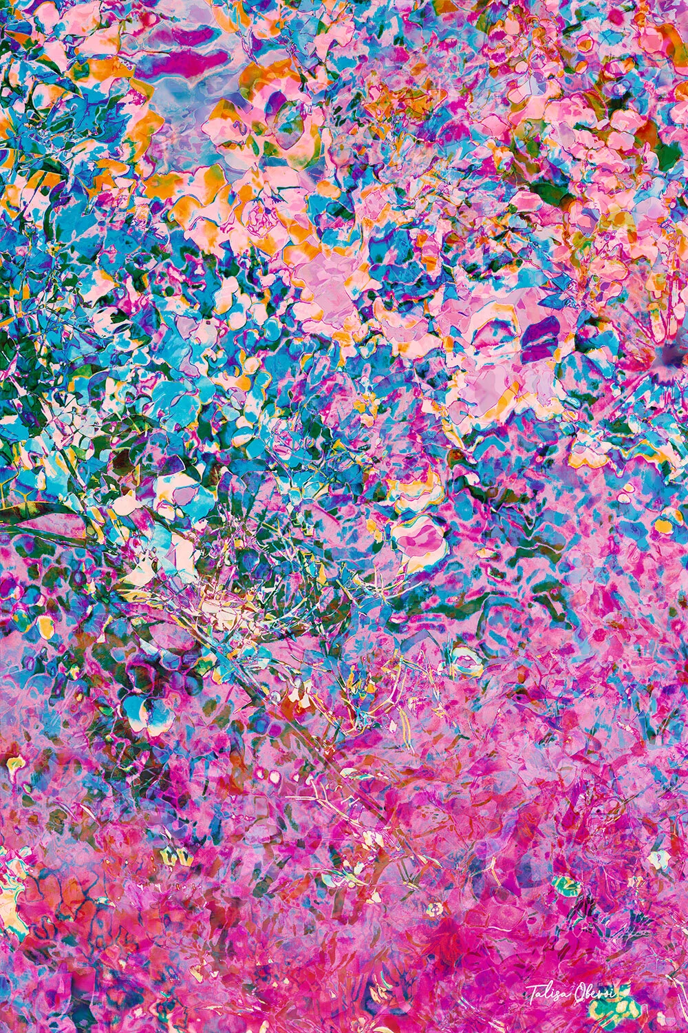 Gem V | Digital Mixed Media - 16" x 24"