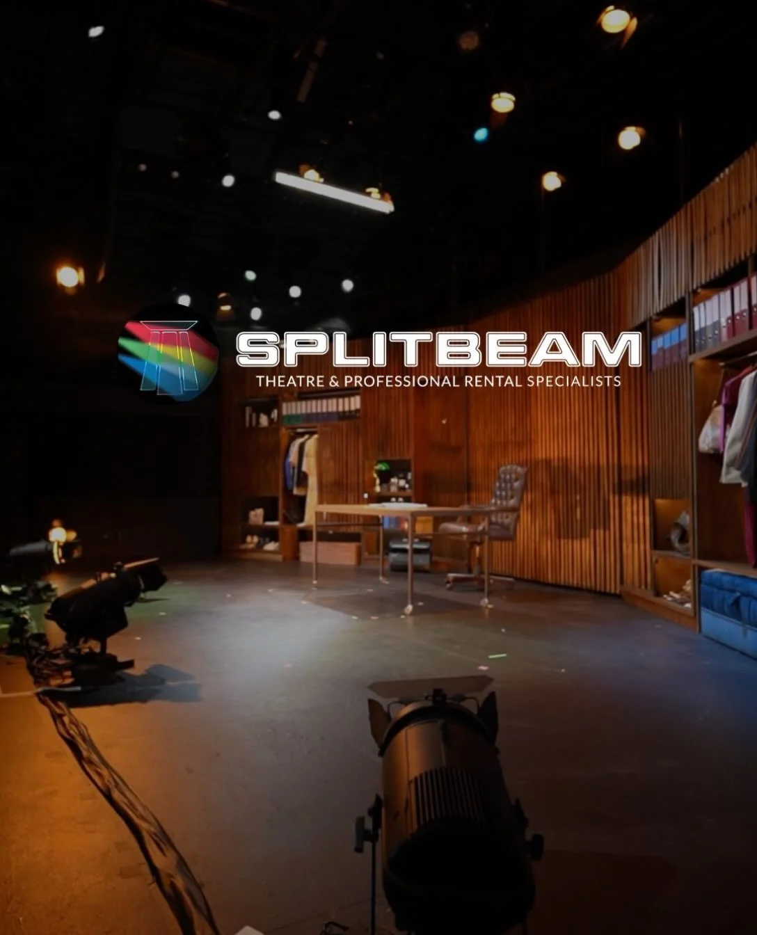 A special thank you to Gearhouse Splitbeam for lending us an ETC lighting console for our production of Prima Facie.

Gearhouse Splitbeam has an equipment rental solution for any project that requires equipment for an extended period. Their theatre-b
