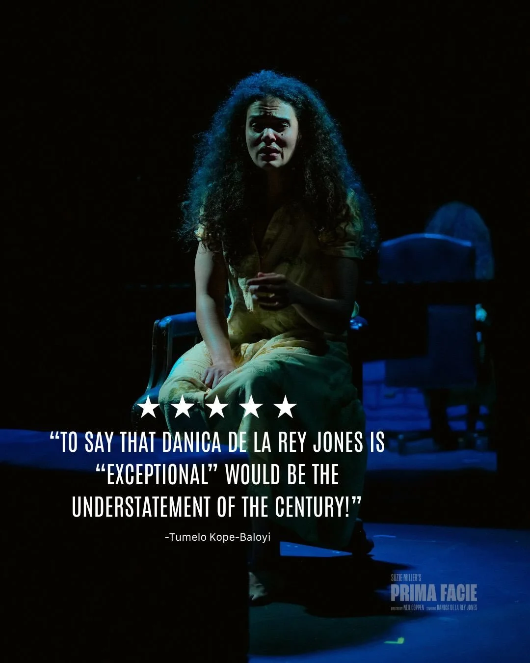Johannesburg audiences are raving about Prima Facie.

The response at the Market Theatre has been incredible, with audiences and critics alike talking about this powerful, timely production.

If you have not seen it yet, now is the time.

16 Septembe