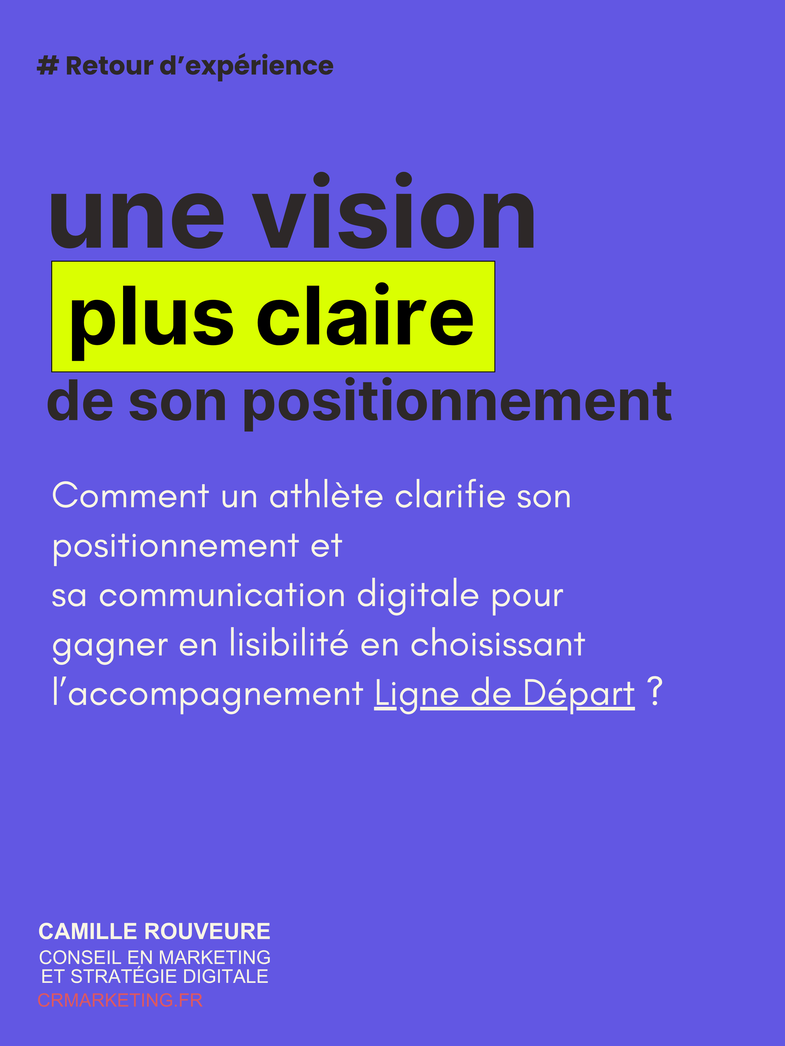Quand la communication digitale aide l’athlète à devenir lisible