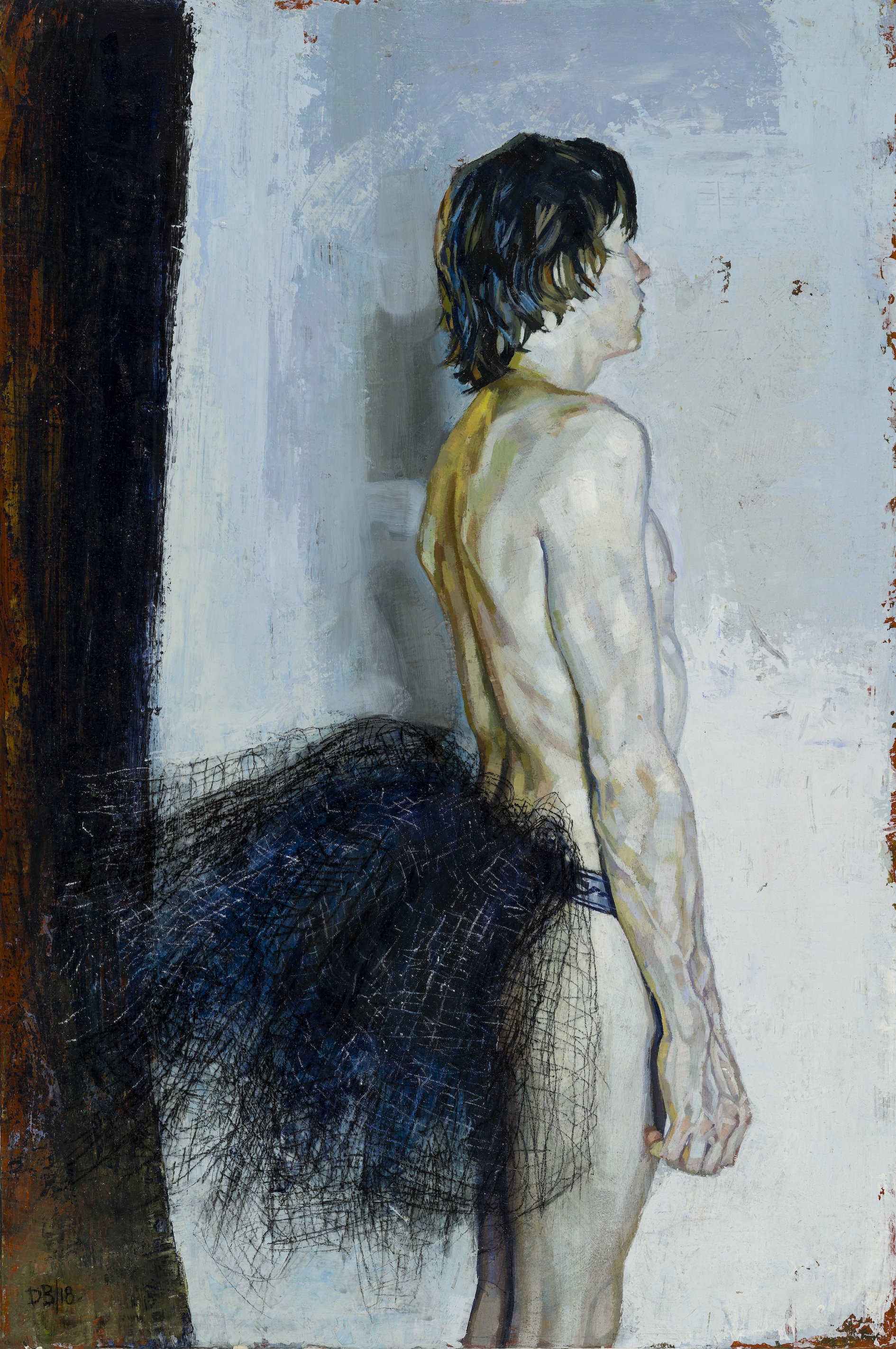 Étude pour personage secondaire II, 24 x 16 medium.jpeg