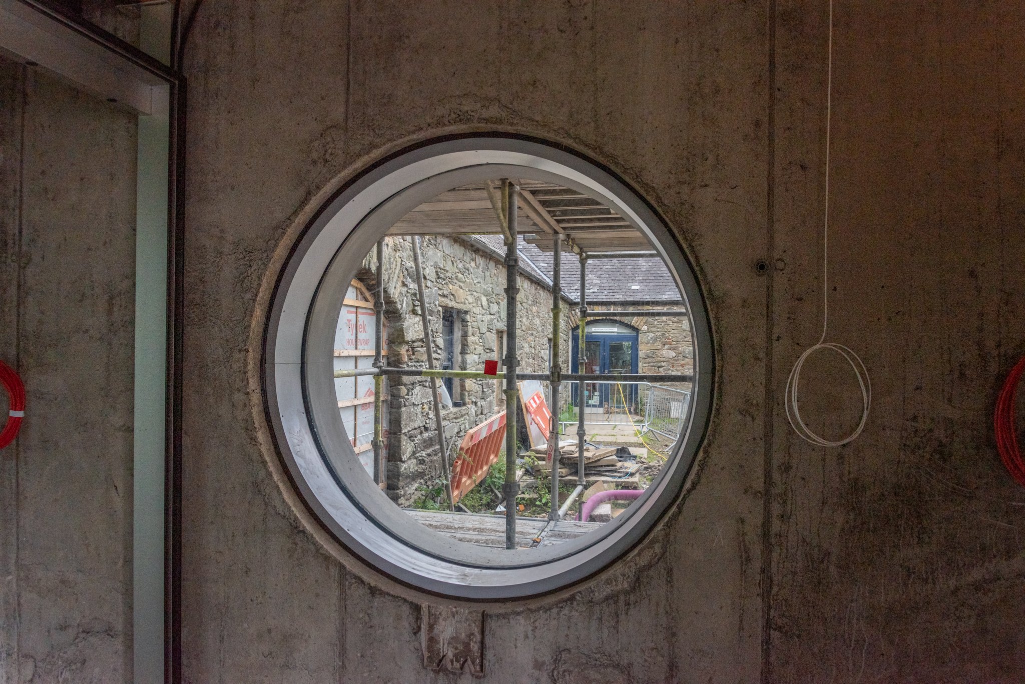  Through the round window… 