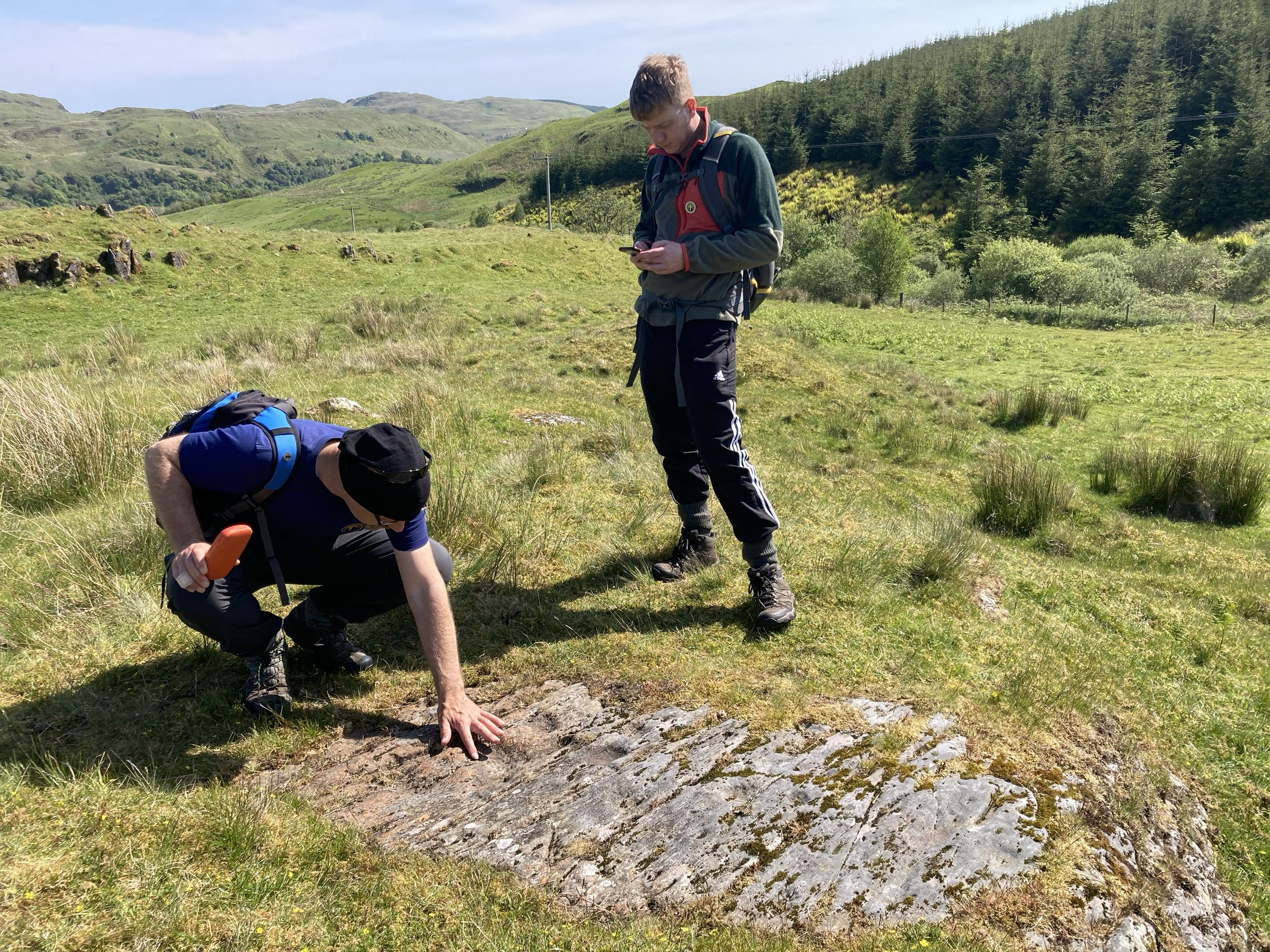 Archaeology Scotland staff examine Site 02.jpg