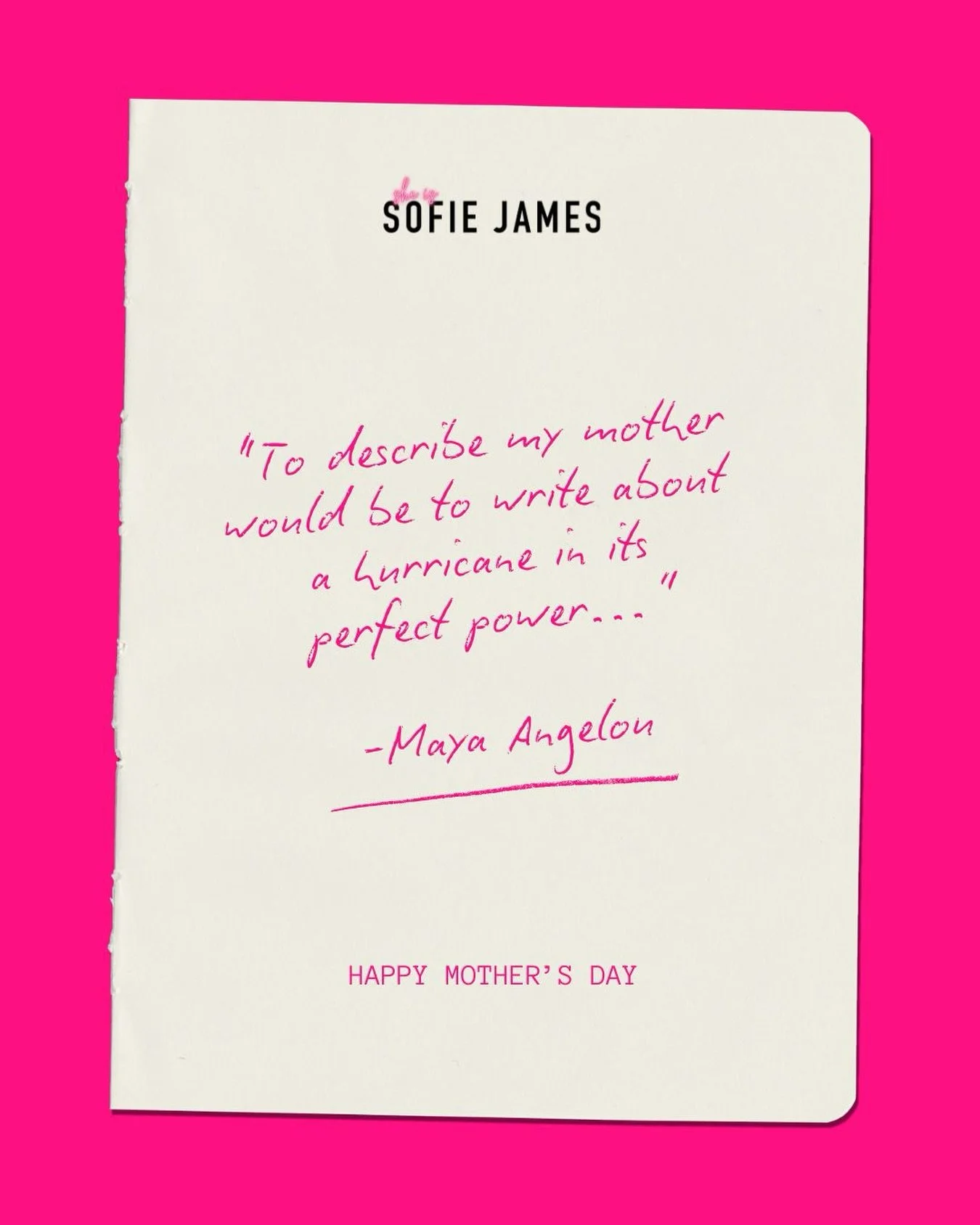 Cheers to the women behind the magic. Happy Mother&rsquo;s Day 💖💐