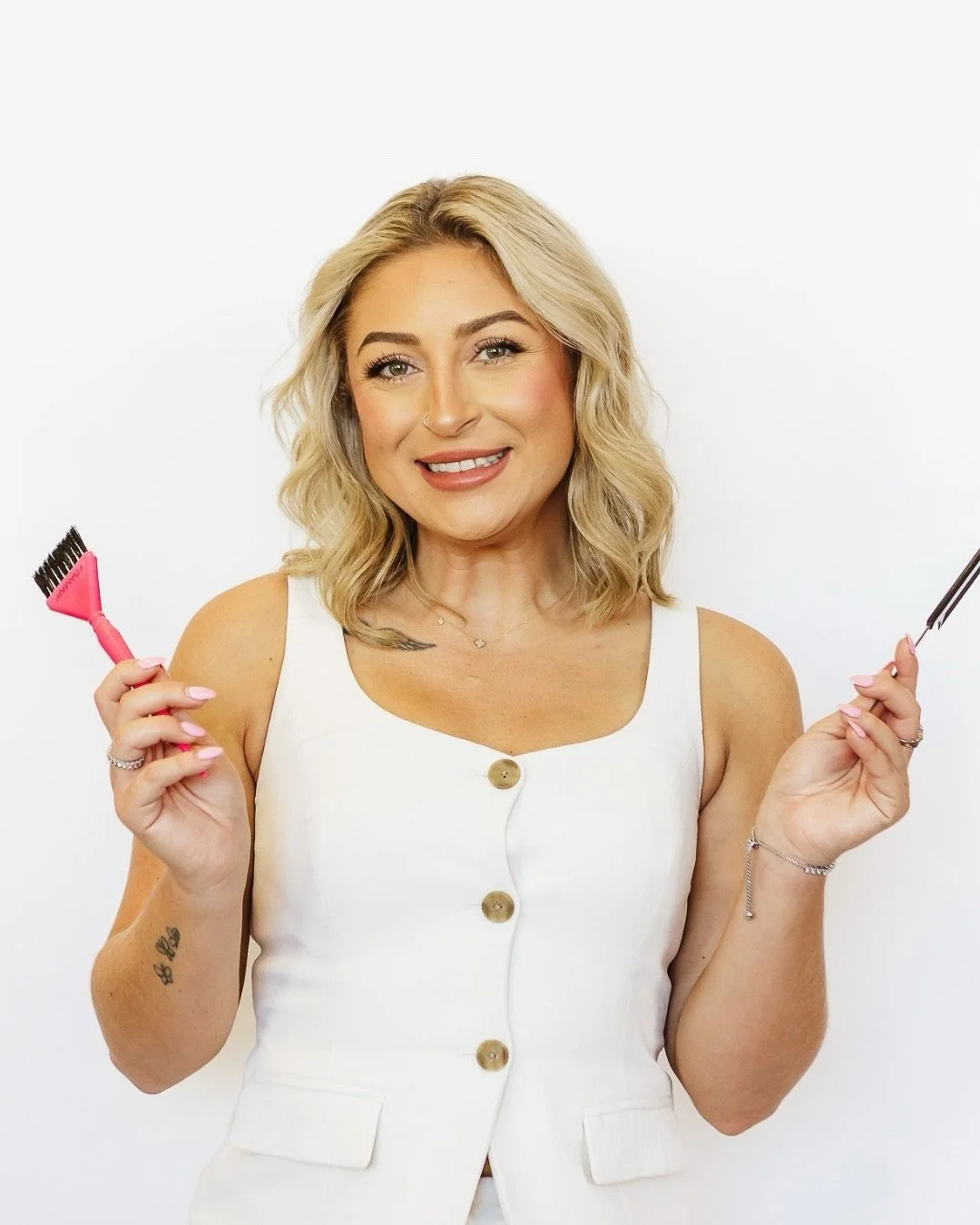 New stylist unlocked 🔓✨
Say hello to Bella! Officially a Level 1 Stylist 💇&zwj;♀️ You may already know Bella from seeing her around the salon over the last few years, and we&rsquo;re so excited to officially announce that her books are OPEN! @bella