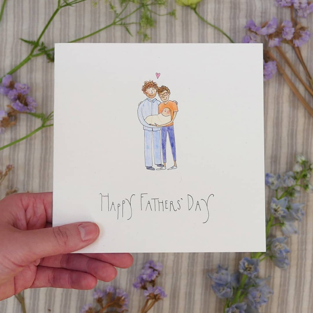 ⚡New⚡ Father's Day card - swipe for version in Irish! ☘

That apostrophe is just living its best life, leaping over the &lsquo;s&rsquo; like there&rsquo;s no tomorrow 💃

A card for anyone celebrating Father&rsquo;s Day with not one but a SELECTION o