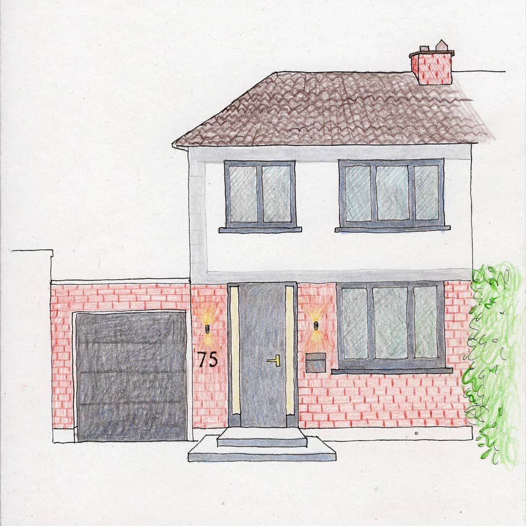 Know anyone who has achieved the impossible and recently ☄☄bought a house☄☄? 

I've been doing a few housewarming cards recently, lovely little illustrations of someone's new home, a gift ideal for framing and putting on those fresh walls! 

Google m