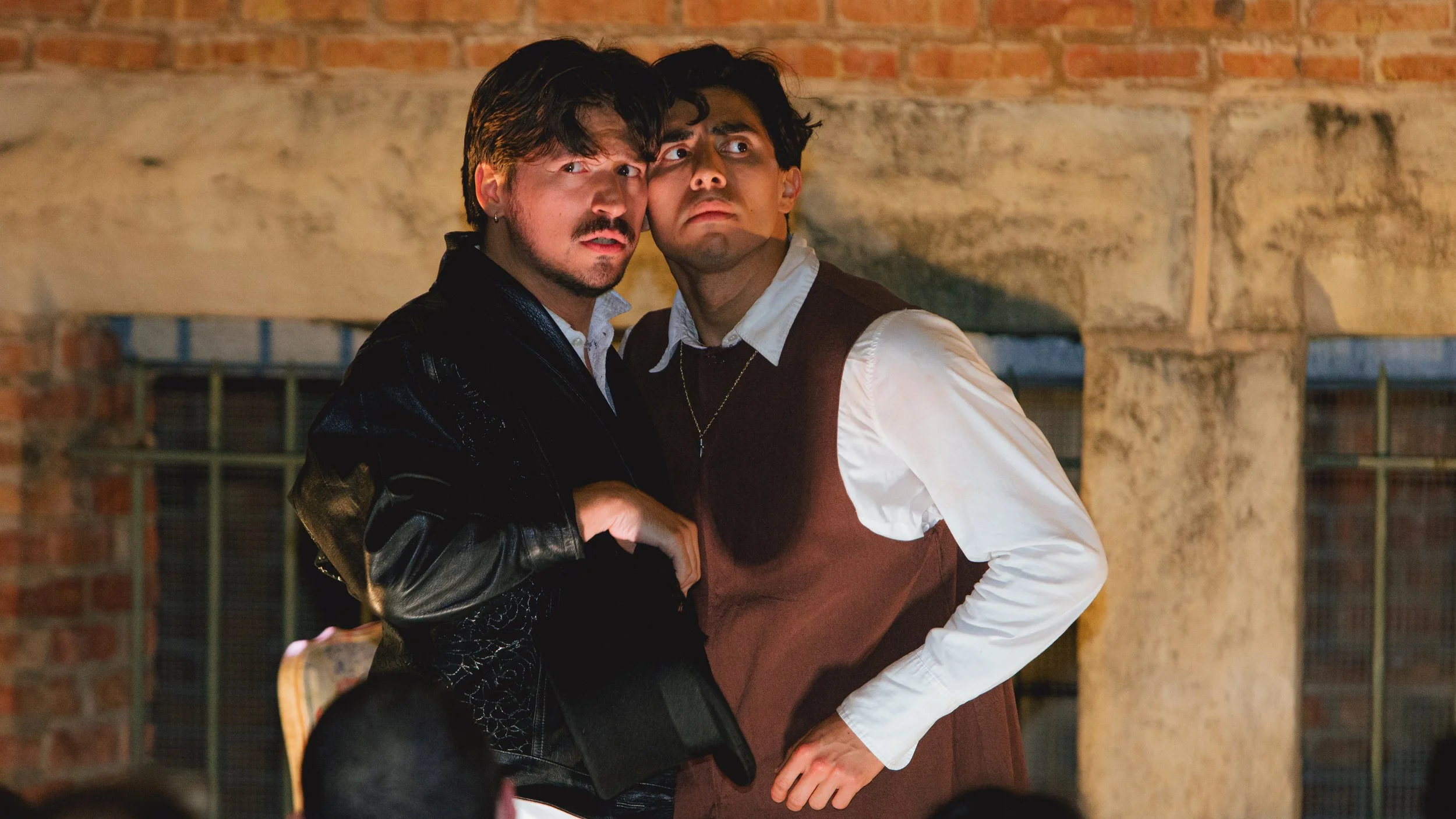 Rafael as John Worthing in "E*RNEST" at Glessner House, 2026. Photo by Michael Izquierdo