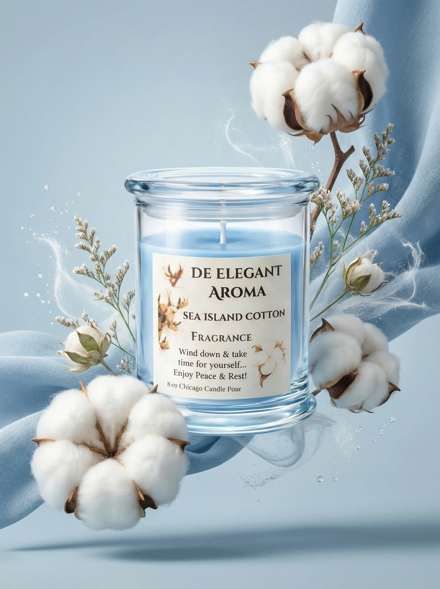 Sea Island Cotton Candle