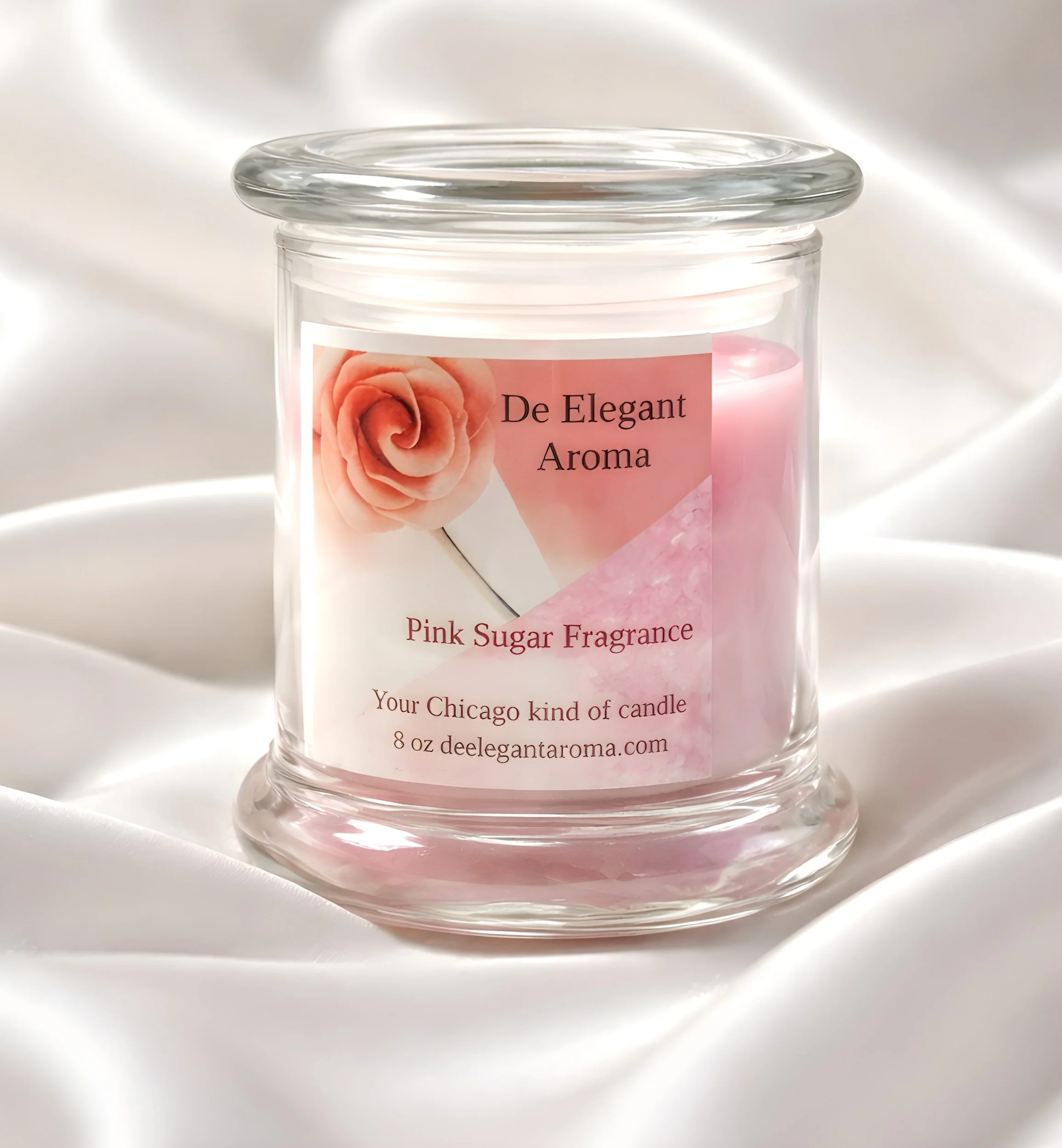 Pink Sugar Fragrance Candle