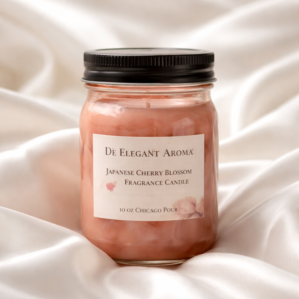 Japanese Cherry Blossom Candle