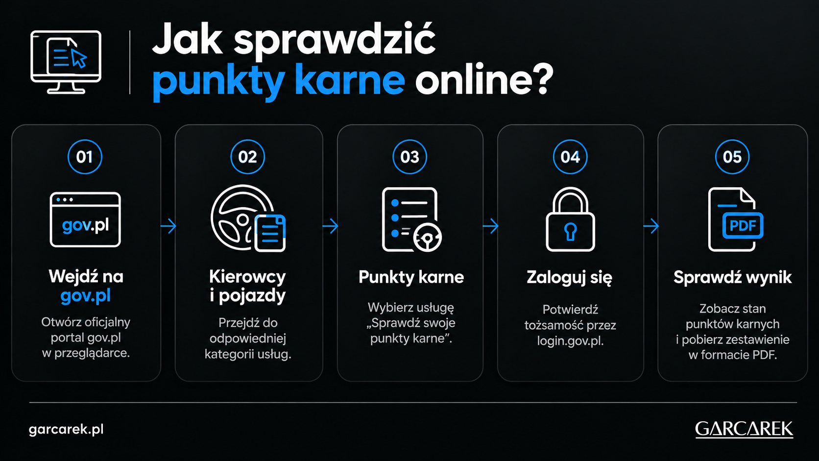 jak sprawdzić punkty karne online