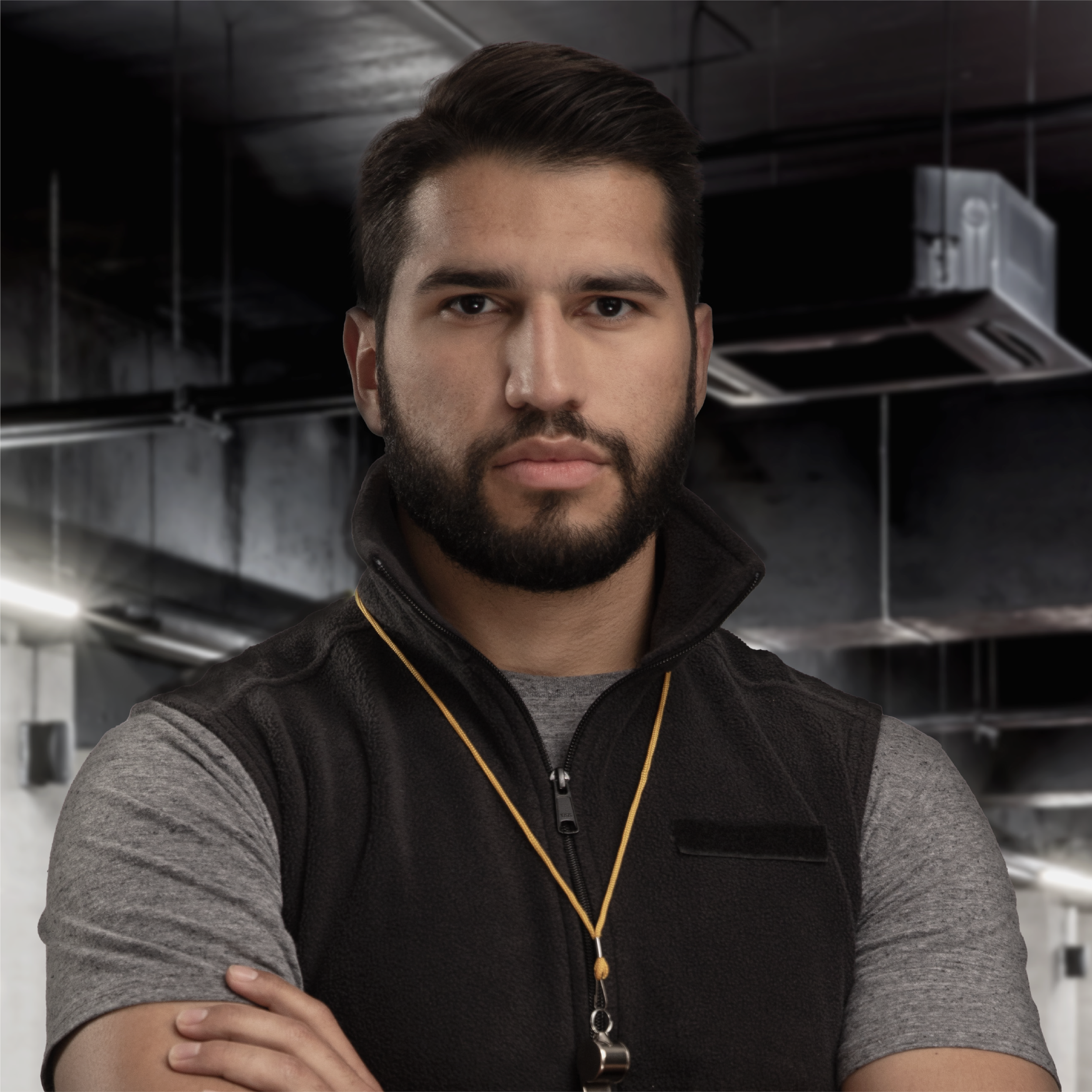 Male Model With Short Hair