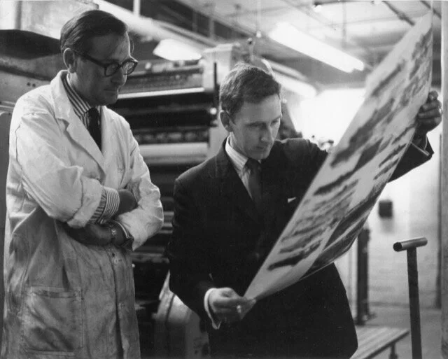 My uncle, the artist and illustrator Robert F Micklewright, (1923-2013)