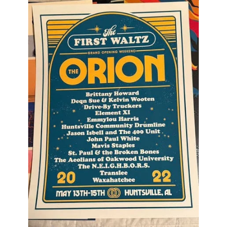 Poster Art Fundraiser at Concerts and Other Events