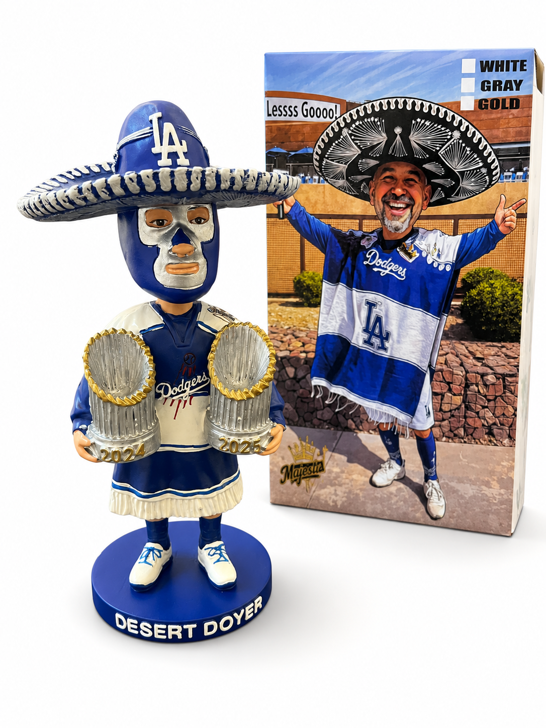 Desert Doyer Bobblehead Home White Variant - Limited to 224