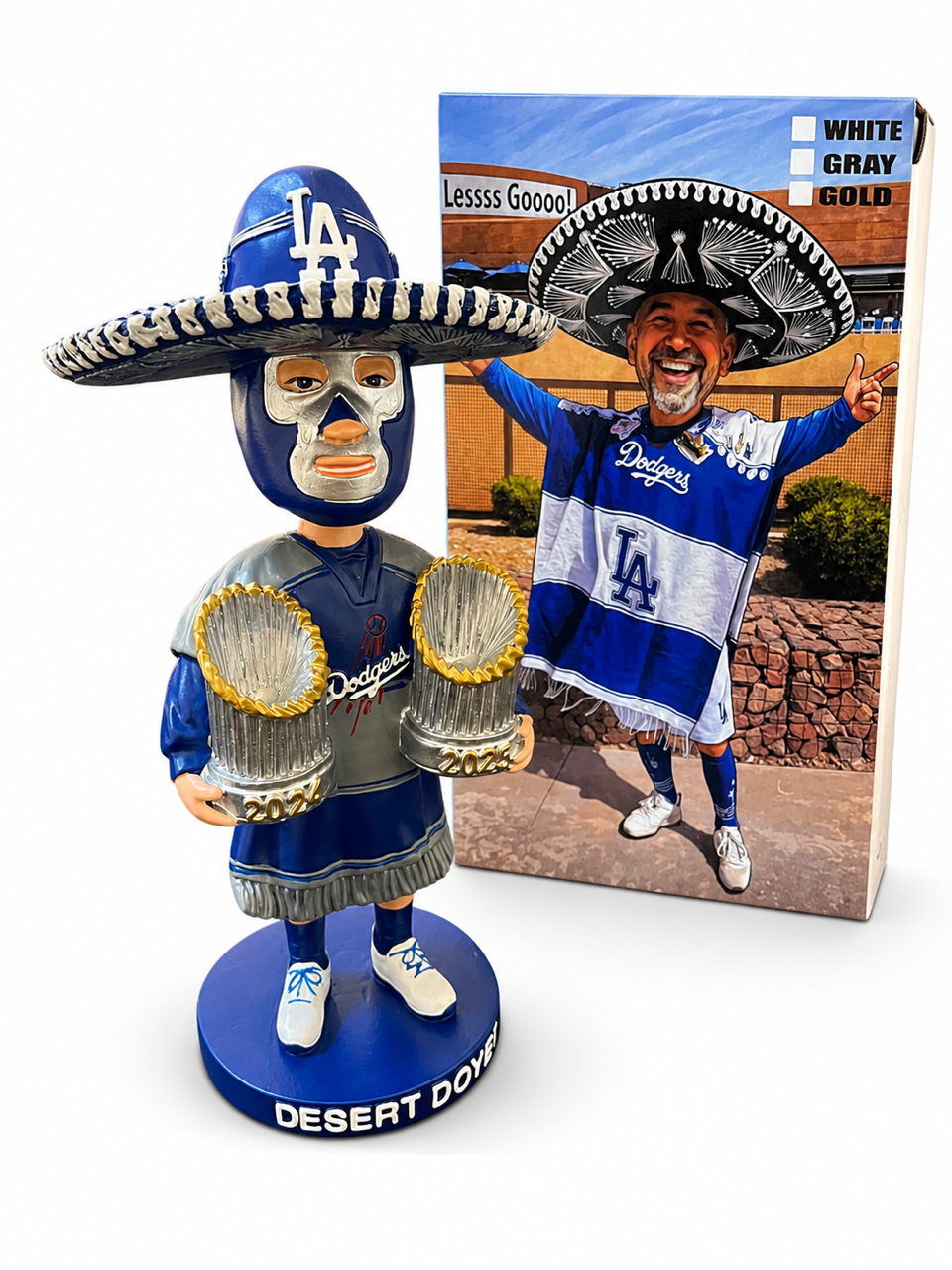 Desert Doyer Bobblehead Road Gray Variant - Limited to 224