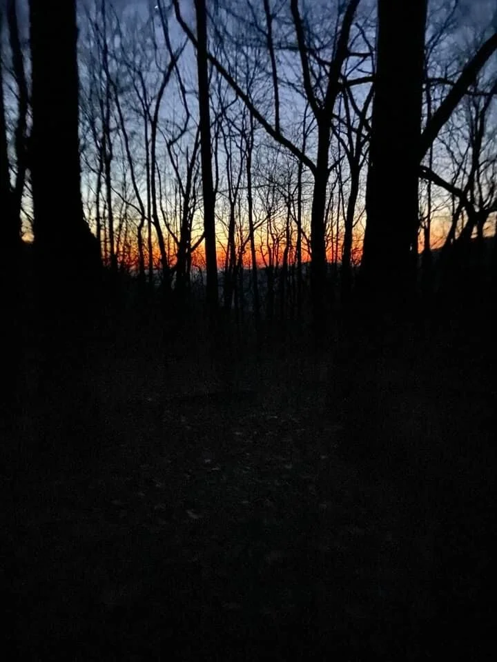 Camp ground sunset