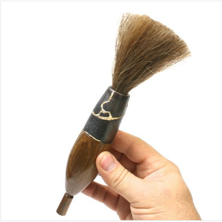 Kintsugi repair ceramic brush ferrule Troy Bungart.png