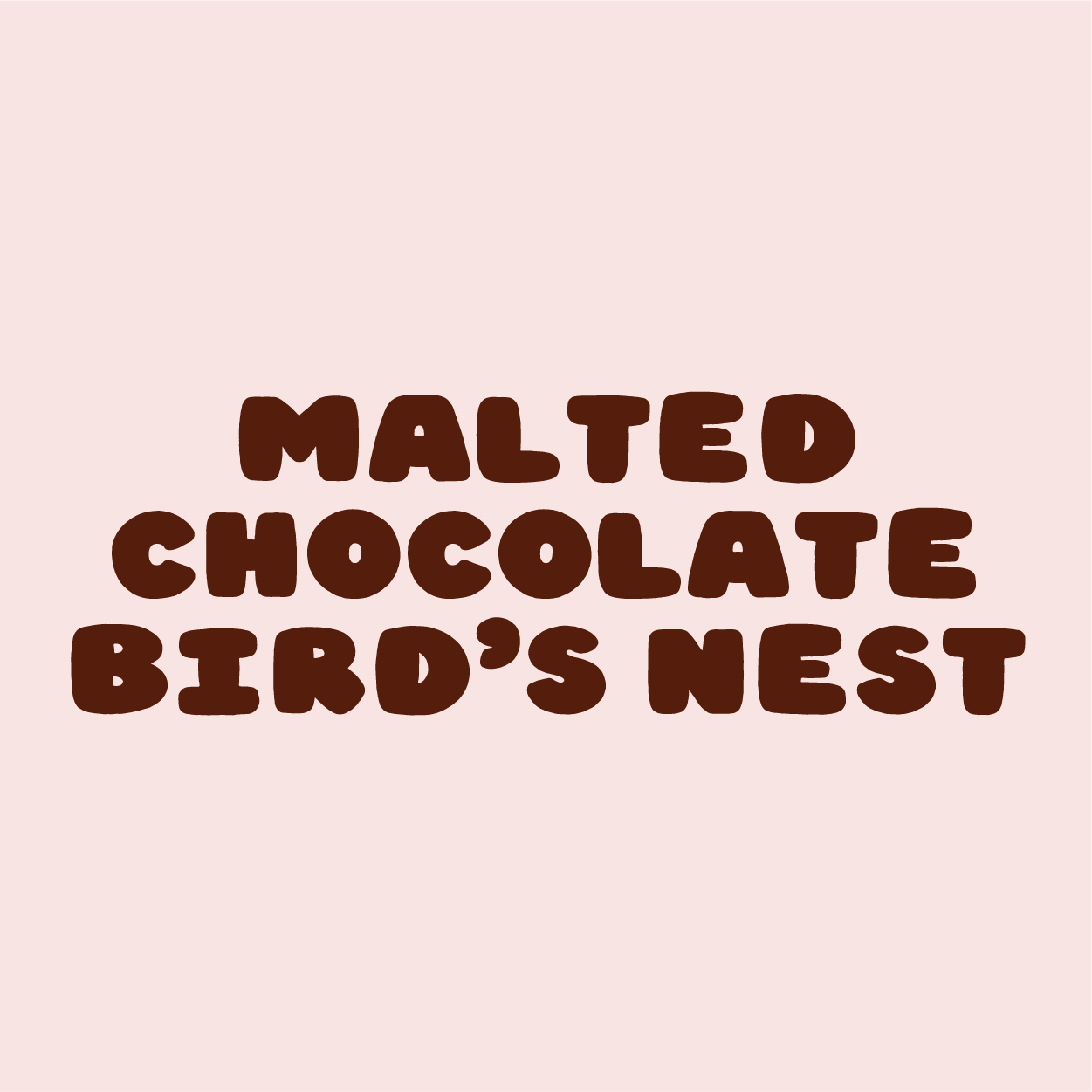 Malted Chocolate Bird's Nest Pie