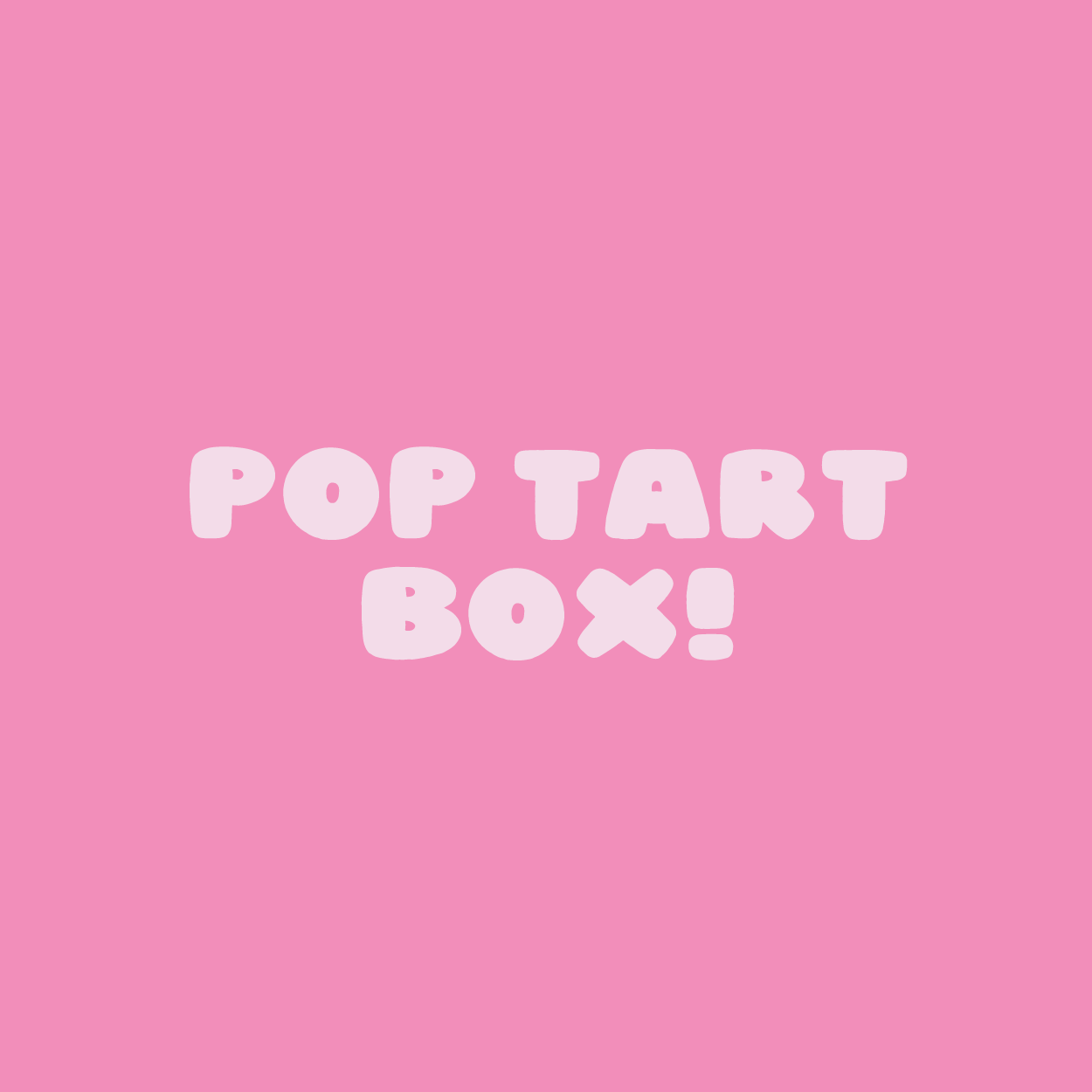 Pop Tart Box
