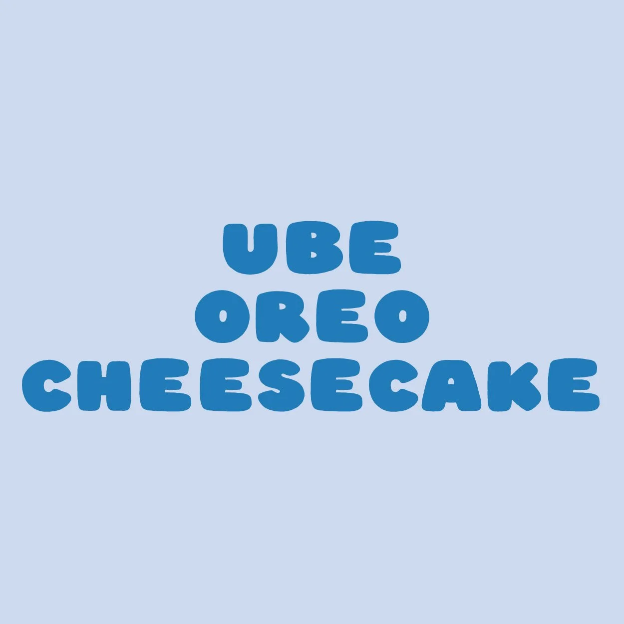 UBE OREO CHEESECAKE