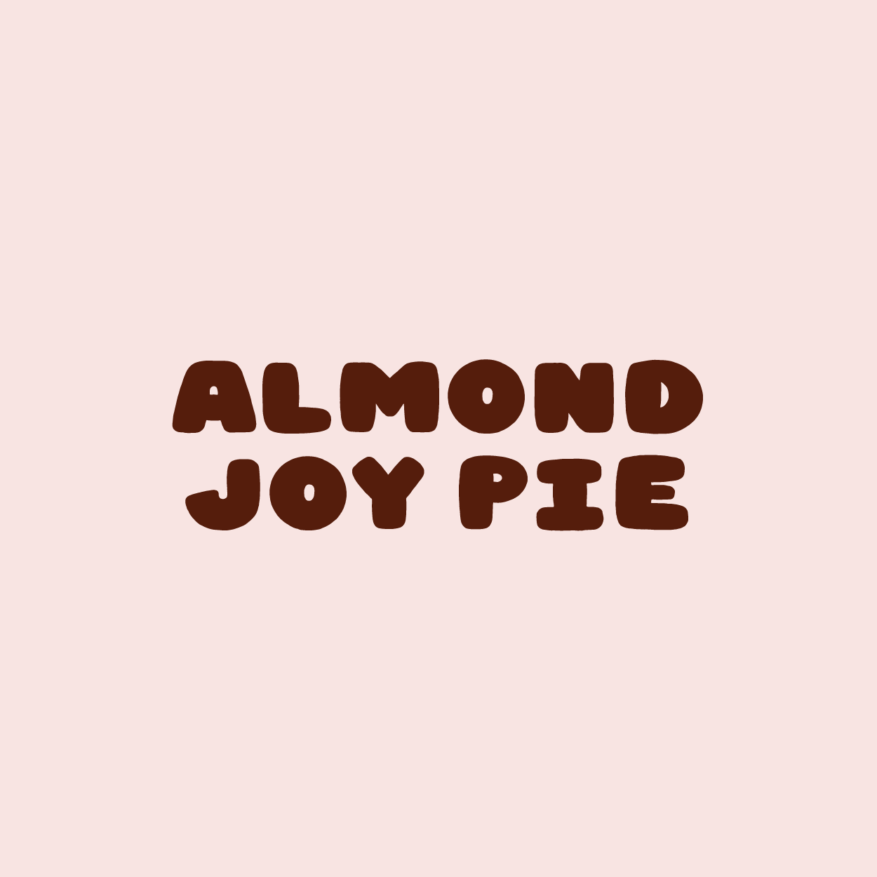 ALMOND JOY PIE