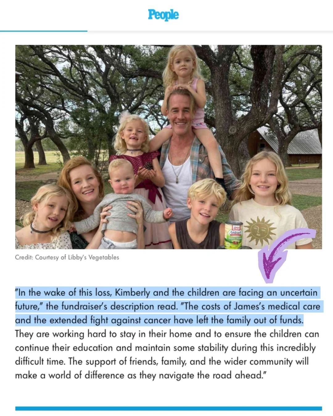 No family should be worrying about money in the middle of a crisis.

The recent situation with James Van Der Beek&rsquo;s family shines a light on a difficult reality: a serious health challenge can quickly become a financial one if smart planning is