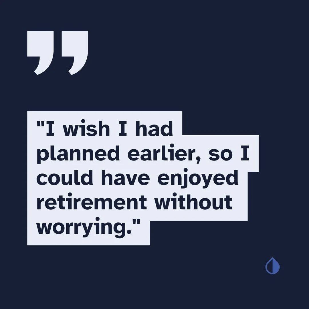 Last week, we heard a story about 82-year-old Clara at a coffee shop, shared by one of our marketers.

She had just retired&hellip; from a career she loved for decades. Then she paused, smiled, and said, "I wish I had planned earlier, so I could