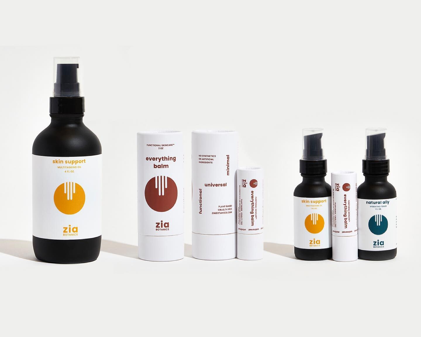 Package and label design for @ziabotanics - beautiful, clean and simple just like their products! We used their Brand Guide as the baseline and we love how they offerings translated into product packaging 💫 How does your packaging design communicate