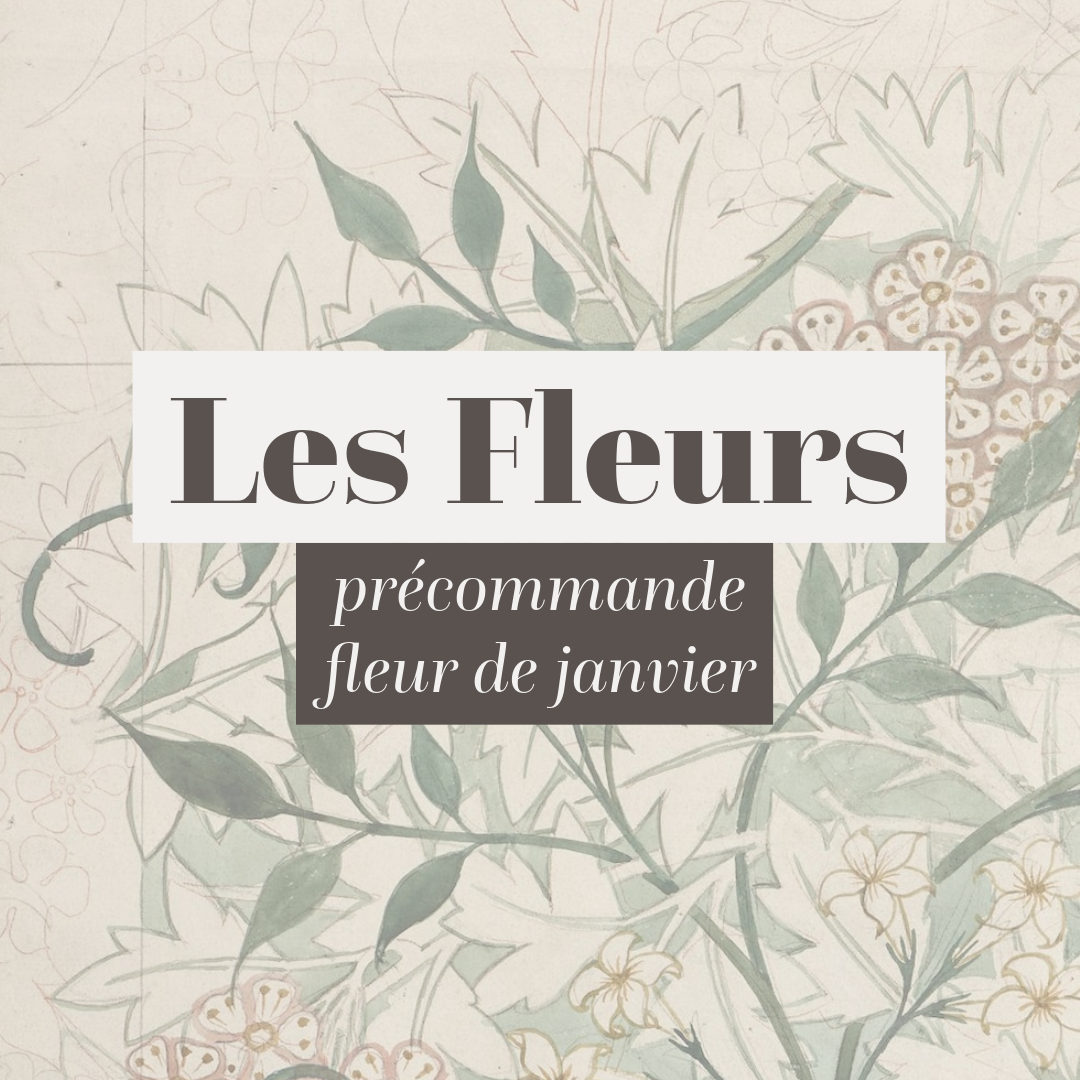 Précommande pour les fleurs de janvier 2024
