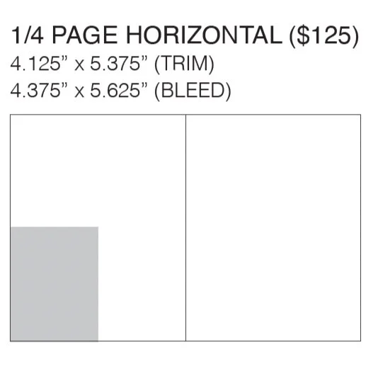 1/4 Page Ad
