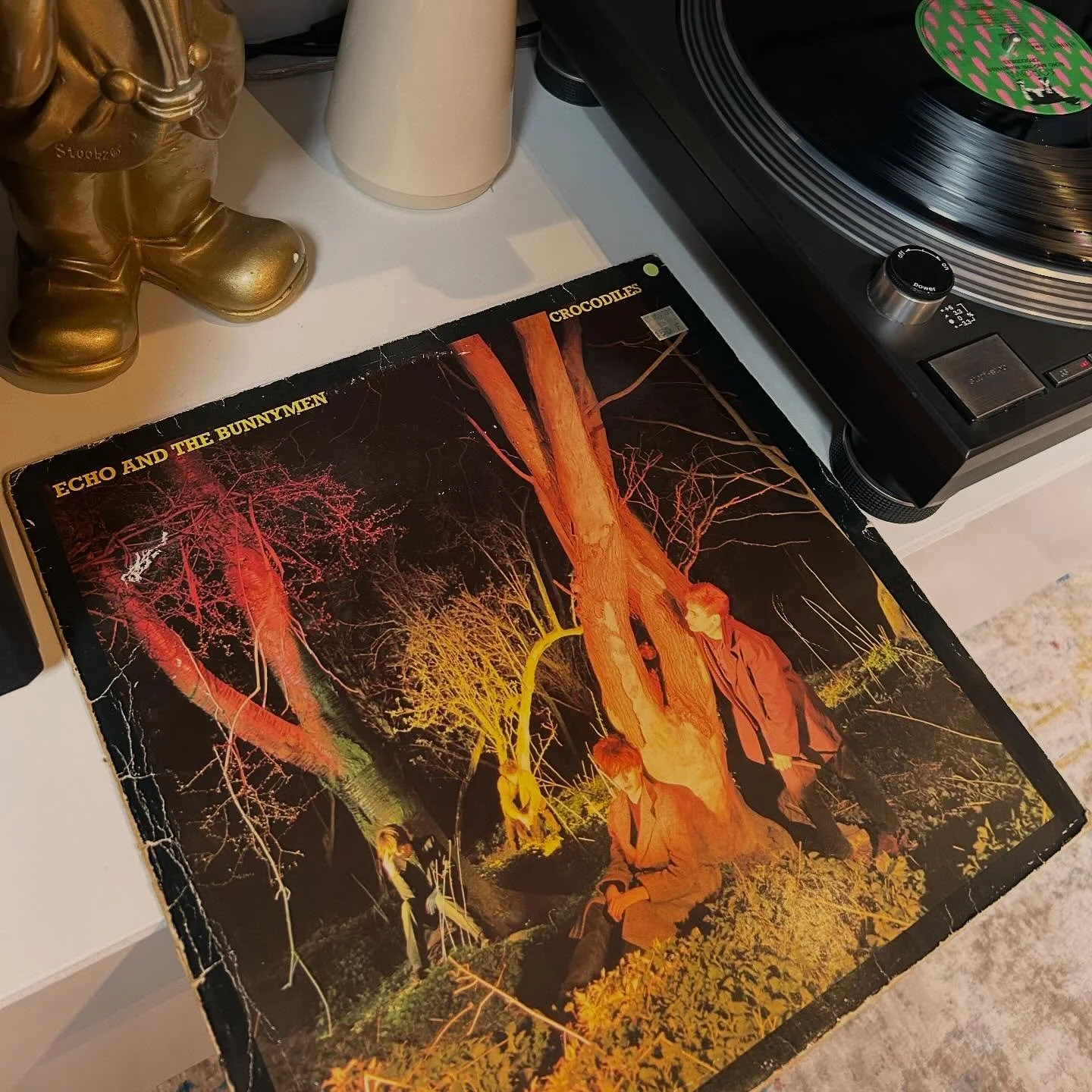 Te gekke vondst in de tweedehandsbakken van Platenzaak Willem (@lpcdwilm). Elke keer weer een verrassing wat je daar aan treft! #wilm #echoandthebunnymen #crododiles #vinyl #lp #veghel